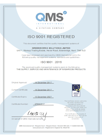 Washrooms_Accreditations_QMS_9001